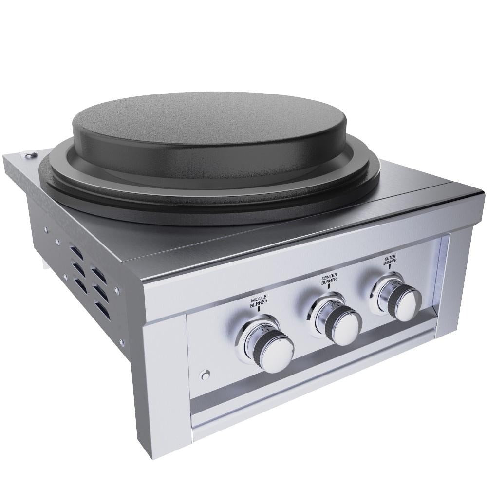Sunstone SUN24PCB-GD 24 Inch Power Cirque "Solid Steel Griddle"