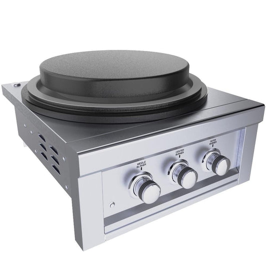 Sunstone SUN24PCB-GD 24 Inch Power Cirque "Solid Steel Griddle"