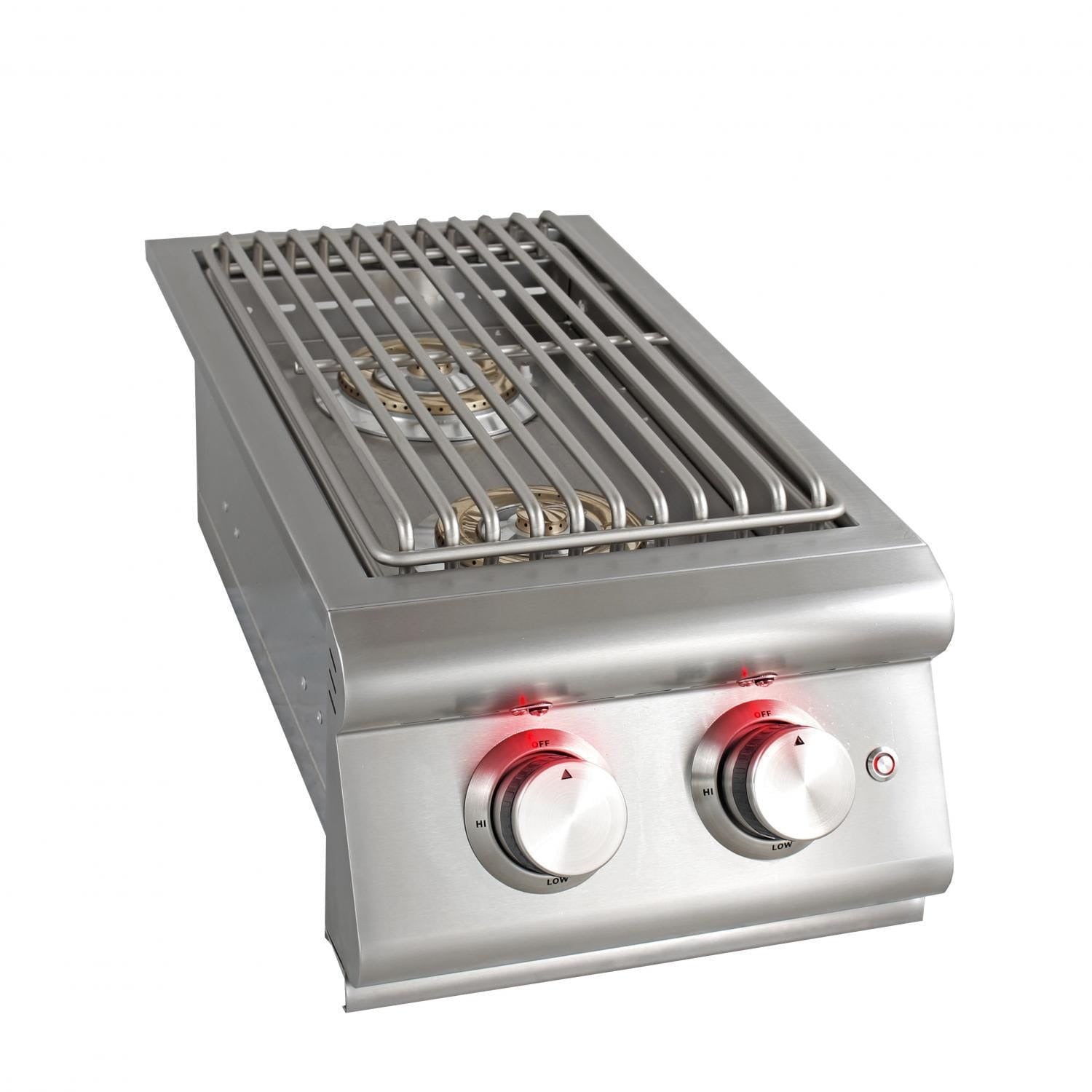 Blaze BLZ-SB2LTE Premium LTE Built-In Stainless Steel Double Side Burner With Lid