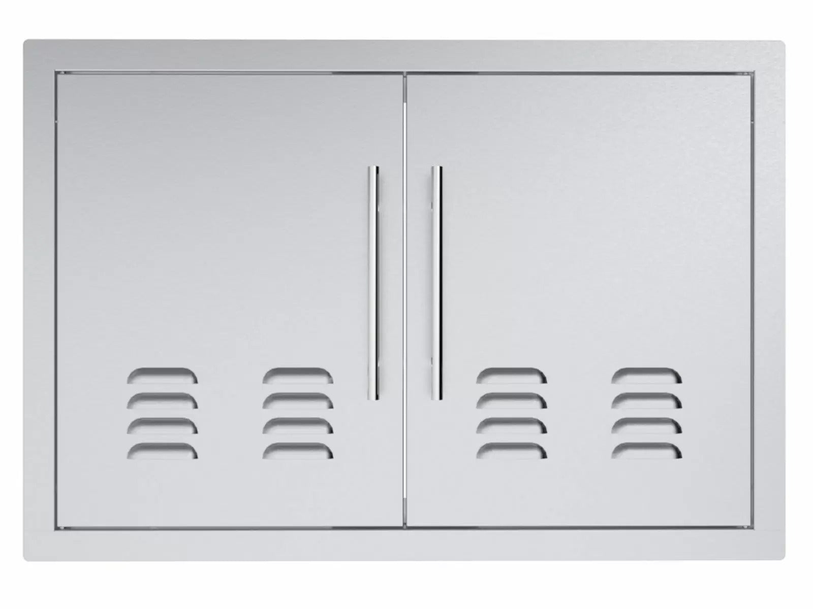 Sunstone Texan Series 30-Inch Stainless Steel Vented Double Access Doors - TEX-DDV30 - Front View