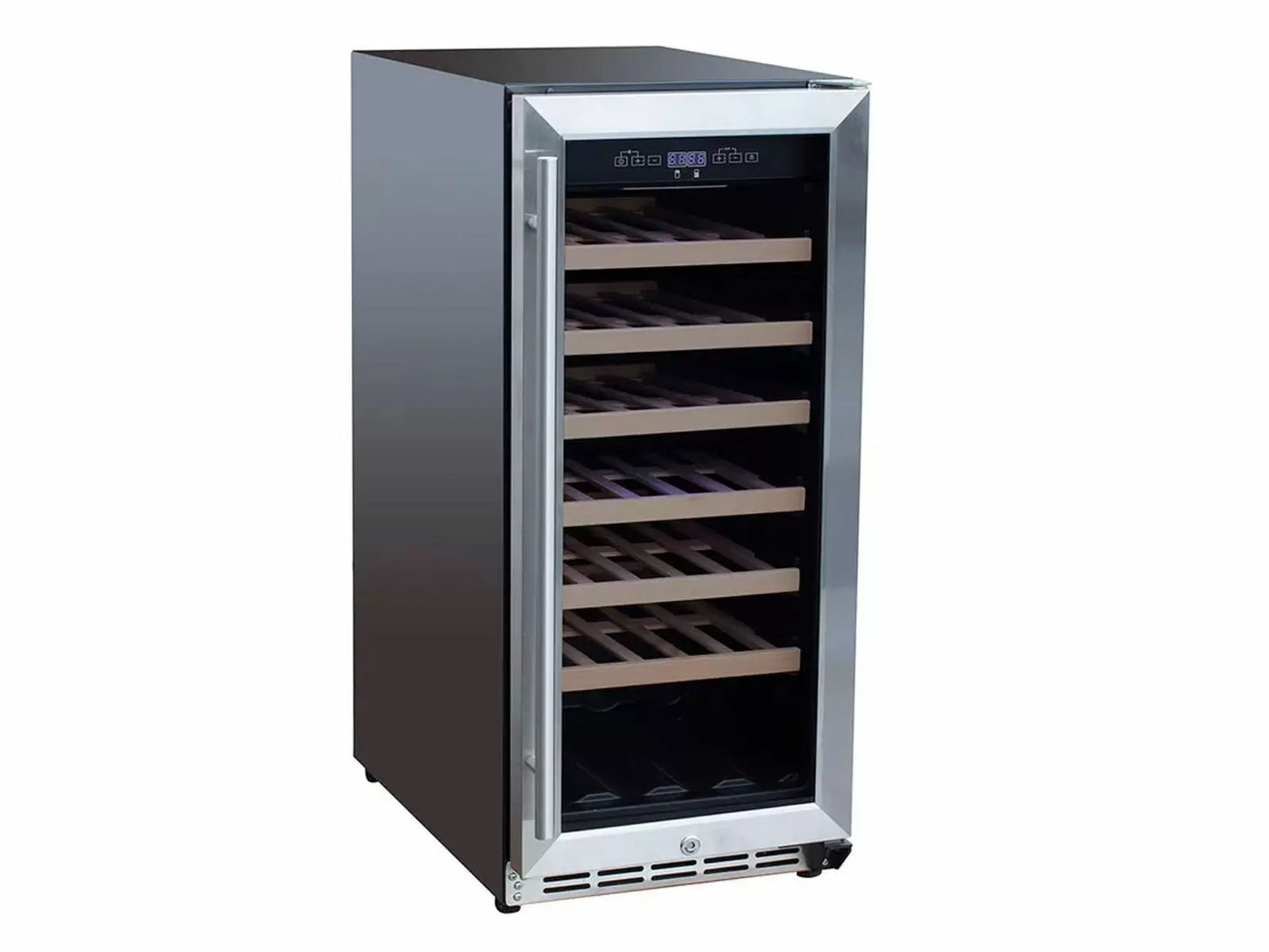 Summerset 15-Inch Outdoor Rated Wine Cooler - RFR-15W - Angled View