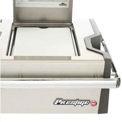 Napoleon PRO825RSBISS-3 Prestige PRO 825 Grill w/Infrared Rear Burner, Double Infrared Sear Burner & Side Burner - Integrated Ice Bucket And Cutting Board