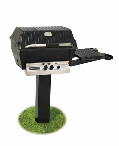 Broilmaster Deluxe Series 24" In-Ground Natural Gas Grill with 2 Burners in Black - H4PK2N - Closed Head