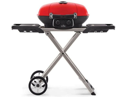 Napoleon TravelQ 285X Portable Propane Gas Grill with Scissor Cart - TQ285X-RD-1-A - Front View