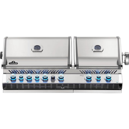 Napoleon Prestige PRO 825 Built-in Grill with Infrared Rear Burner and Infrared Sear Burners - BIPRO825RBISS-3 (2019)