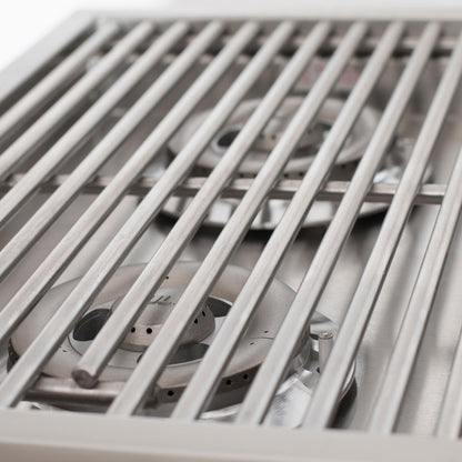 Bull 3000 Built-In Stainless Steel Double Side Burner - Cooking Grid Detail