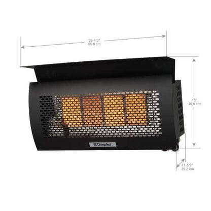 Dimplex X-DGR32PLP-HEAD DGR Series Outdoor Infrared Propane Heater Head - Dimensions