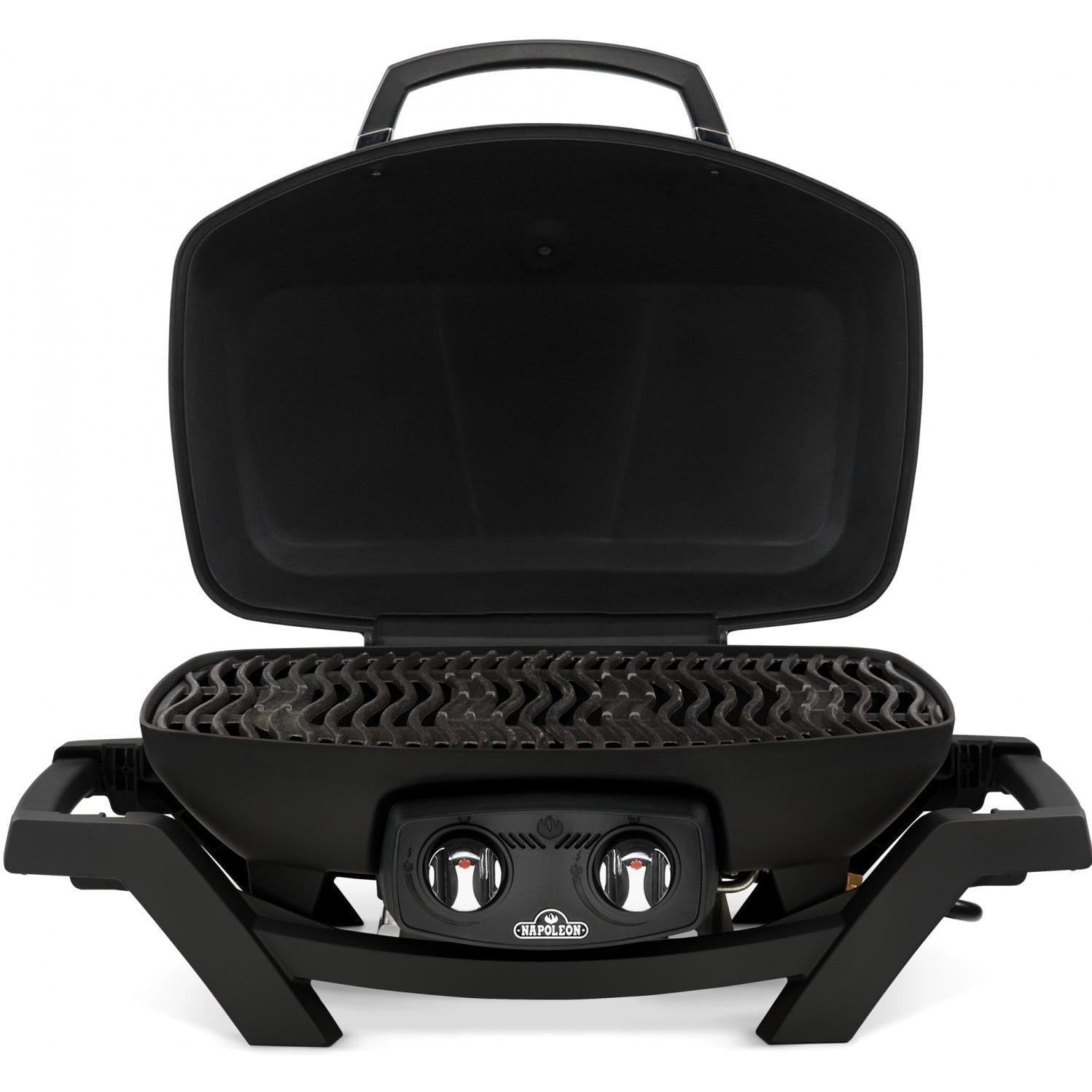 Napoleon TravelQ Pro 285 Gas Grill - Lid Open