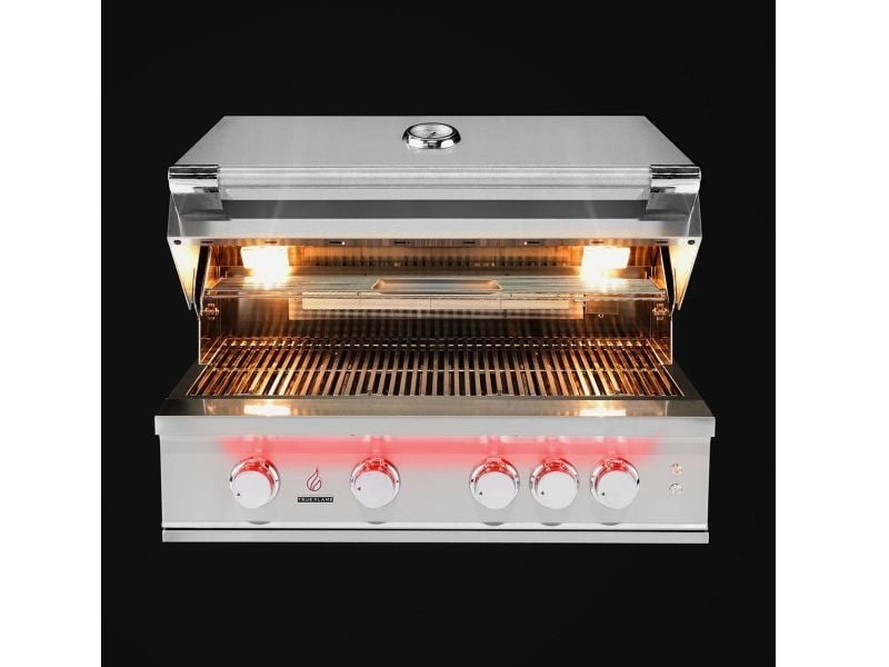 TrueFlame 32-Inch 4-Burner Built-In Gas Grill - TF32