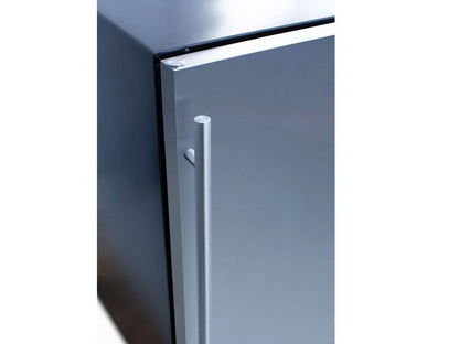 TrueFlame 15-Inch Outdoor Rated Fridge with Stainless Door - TF-RFR-15S