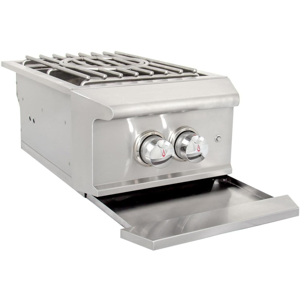 Blaze BLZ-PROPB Professional LUX Built-In Power Burner - Drip Tray