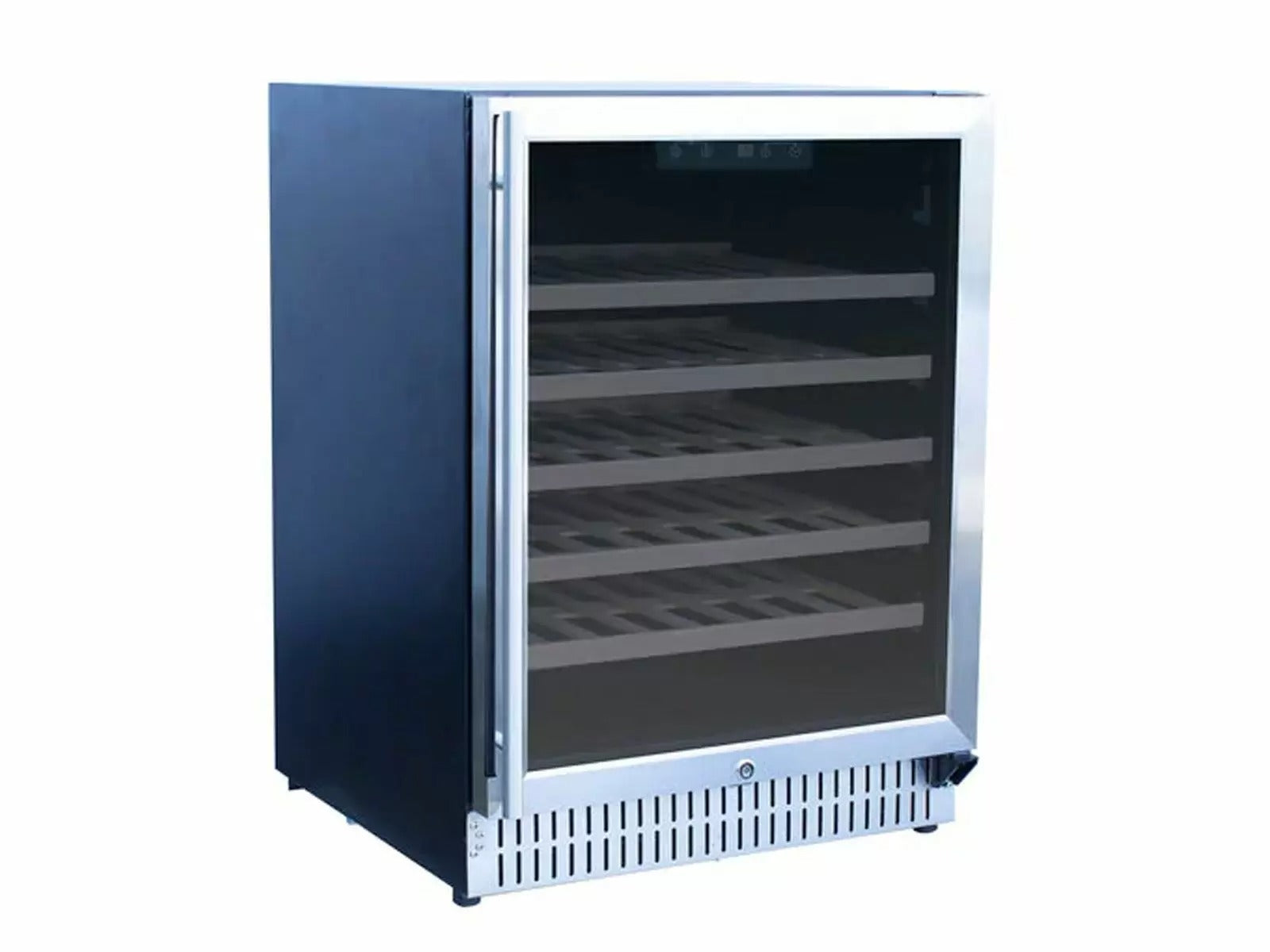 Summerset 24-Inch Outdoor Rated Wine Cooler - RFR-24W - Angled View