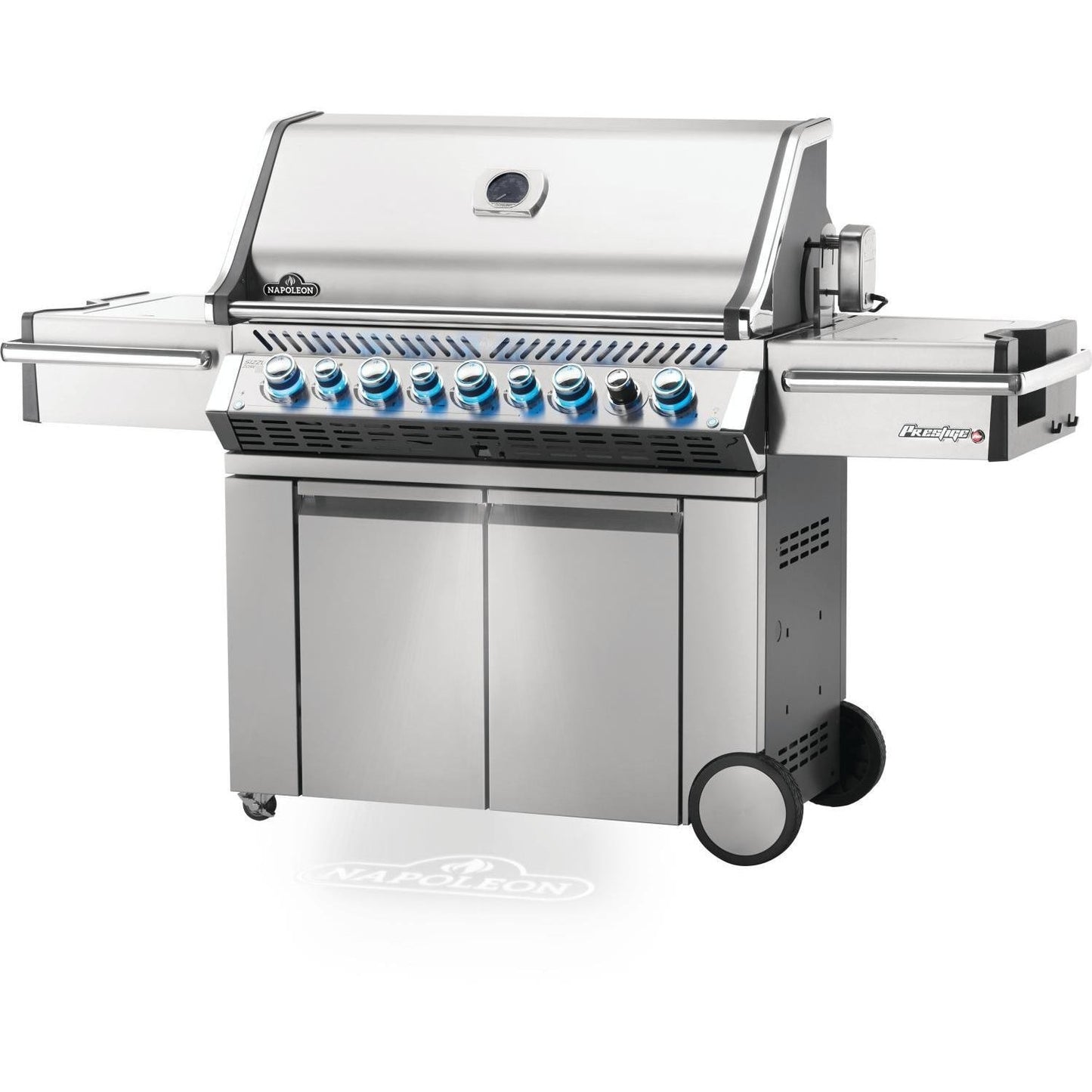 Napoleon PRO665RSIBSS-3 Prestige PRO 665 Grill with Infrared Rear Burner and Infrared Side Burner (2019) - Angled View