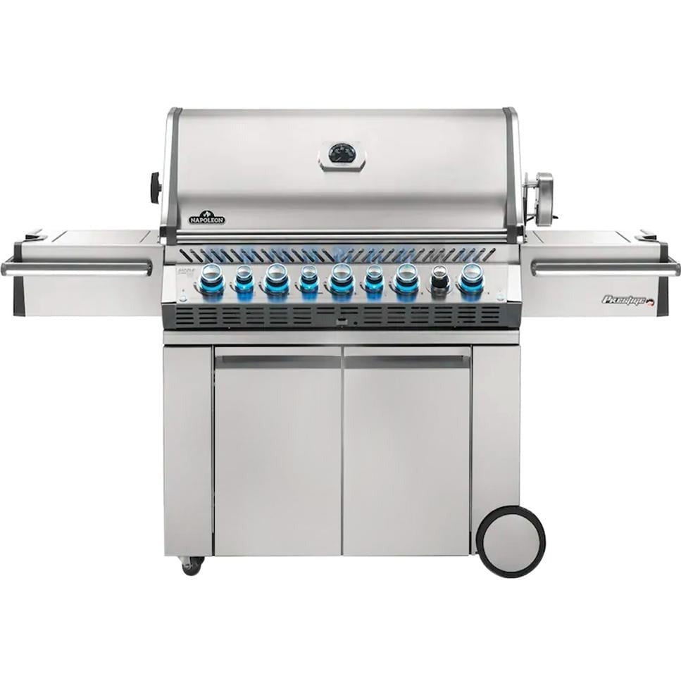 Napoleon PRO665RSIBSS-3 Prestige PRO 665 Grill with Infrared Rear Burner and Infrared Side Burner (2019) - Dimensions - Diagram