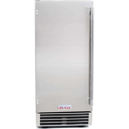 Blaze BLZ-ICEMKR-50GR 50 Lb. 15-Inch Outdoor Ice Maker With Gravity Drain - Stainless Steel