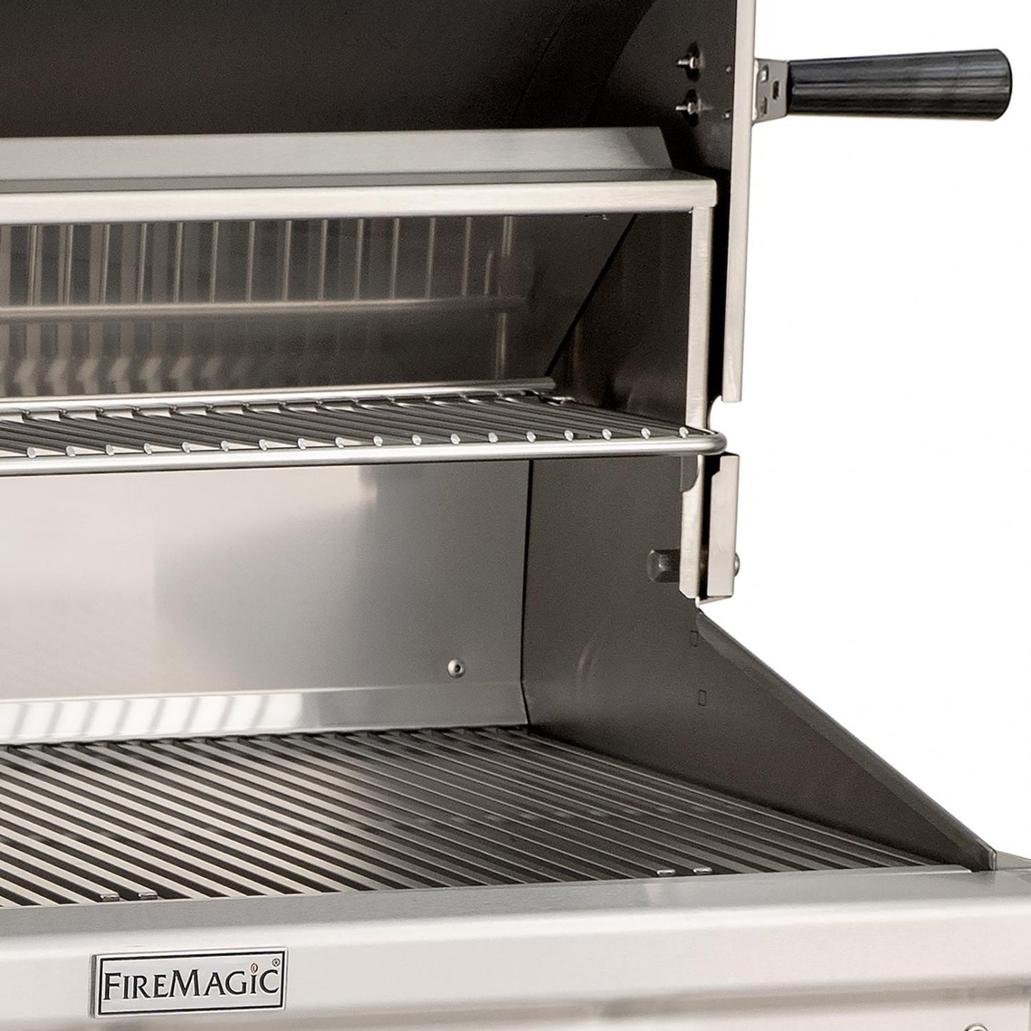 Fire Magic - CMA430S-RT1P-G6 - Choice Multi-User Accessible 24-Inch Propane Gas Grill On In-Ground Post - Warming Rack