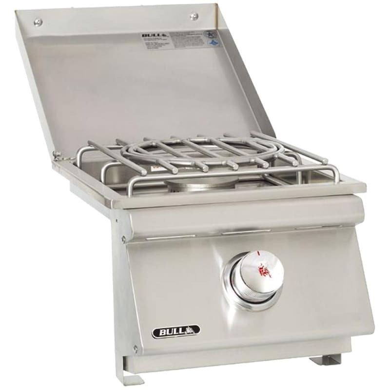 Bull 6001 Slide-In Pro Side Burner W/ Stainless Steel Lid