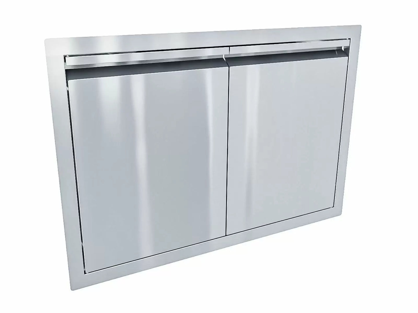 Sunstone Aruba Series Sleek Style 30-Inch Stainless Steel Double Door - ARU-DD30 - Angled View