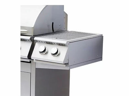 Summerset Grills Side Burner Bracket for Sizzler Carts - Left Side Mount - CART-SIZ-SB2BK-L - Burner Bracket With Burner