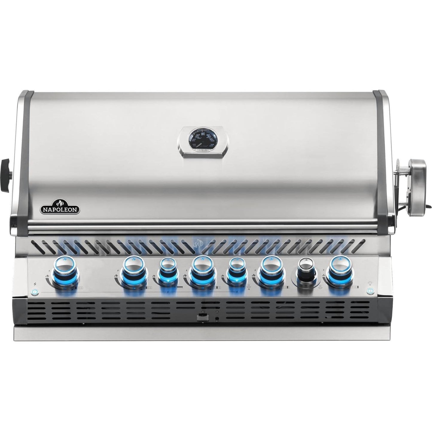 Napoleon Prestige PRO 665 Built-in Grill with Infrared Rear Burner and Rotisserie Kit - BIPRO665RBSS-3