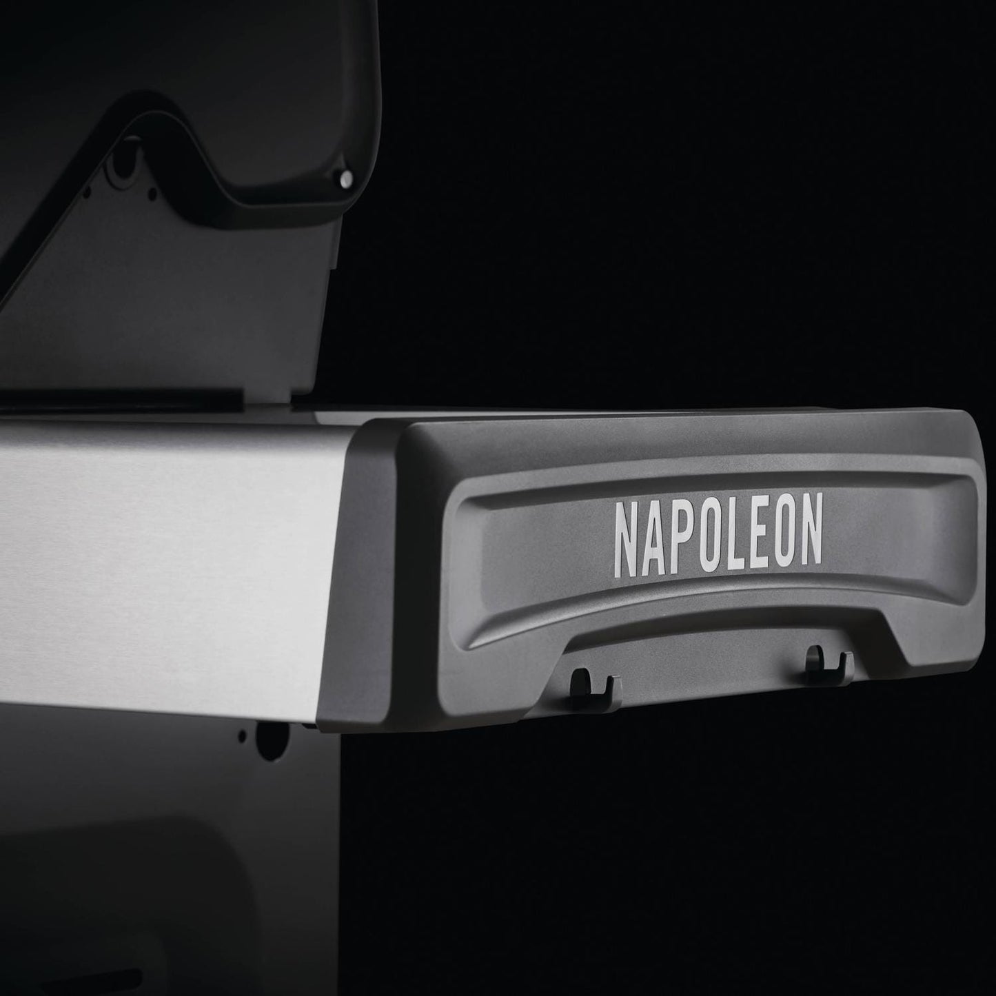 Napoleon RXT525SIBPK-1 Rogue XT 525 SIB Propane Gas Grill with Infrared Side Burner - Black - Side Shelf With Tool Hooks