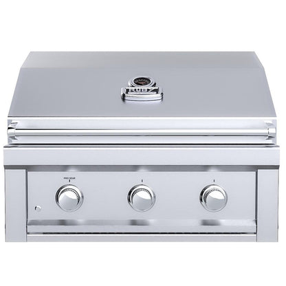 Sunstone Ruby3B Ruby 30-Inch 3-Burner Built-In Grill W/ Pro-Sear - Hero