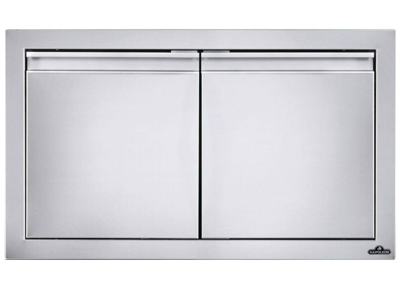 Napoleon 30-Inch Stainless Steel Small Double Doors - BI-3016-2D - Front View