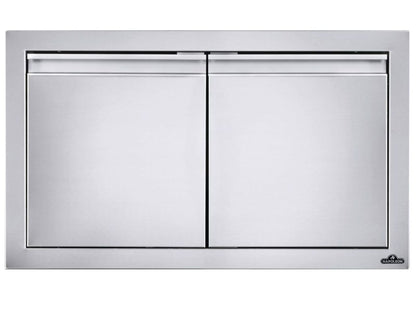 Napoleon 30-Inch Stainless Steel Small Double Doors - BI-3016-2D - Front View