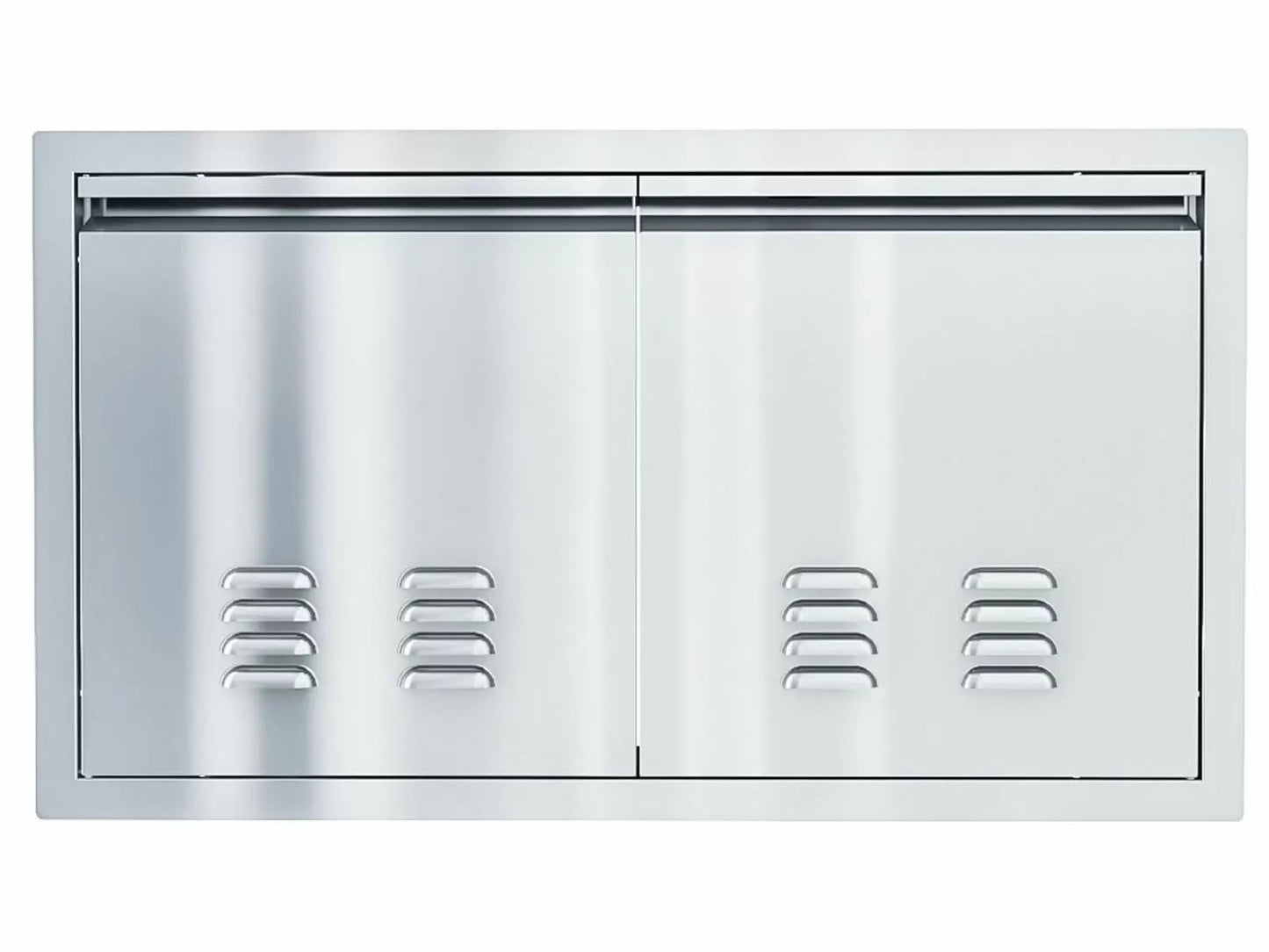 Sunstone Aruba Series Sleek Style 36-Inch Stainless Steel Vented Double Door - ARU-DDV36 - Front View