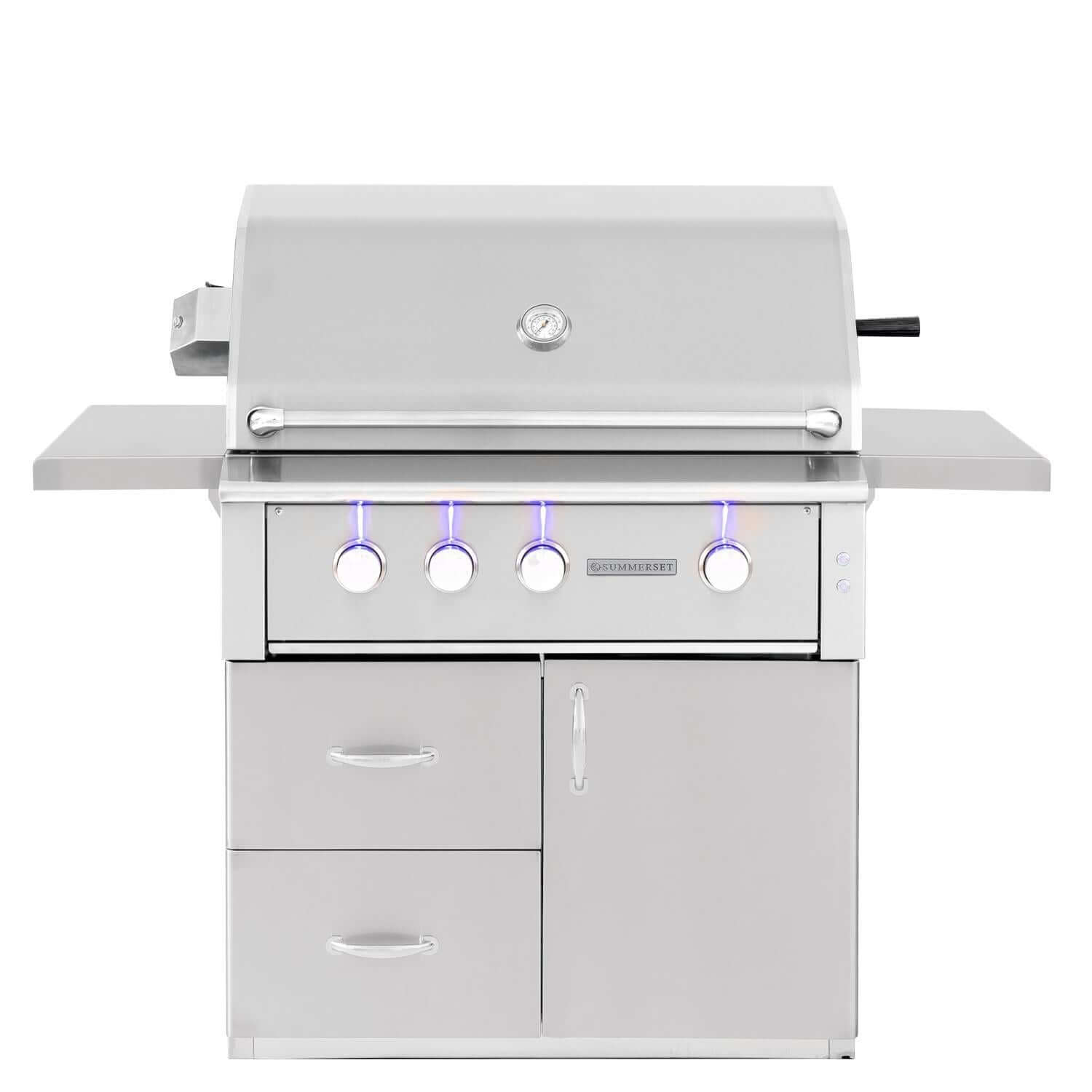 Summerset ALT36T Alturi 36-Inch 3-Burner Grill With Stainless Steel Burners & Rotisserie