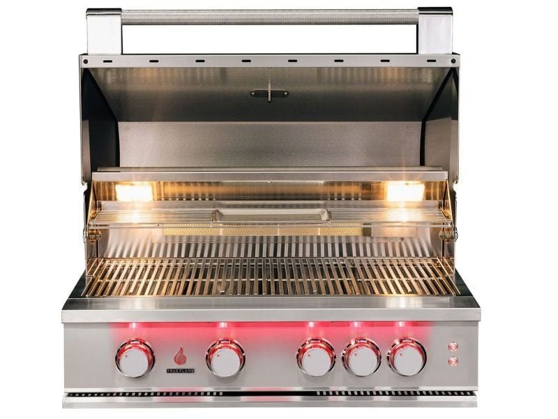 TrueFlame 32-Inch 4-Burner Built-In Gas Grill - TF32