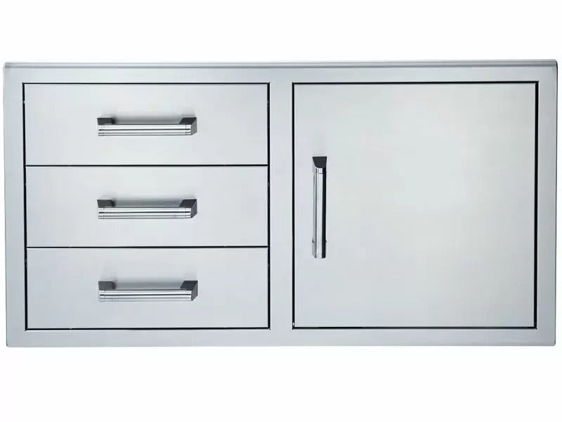 Broilmaster 42-Inch Single Door with Triple Drawer Combo - BSAW4222ST