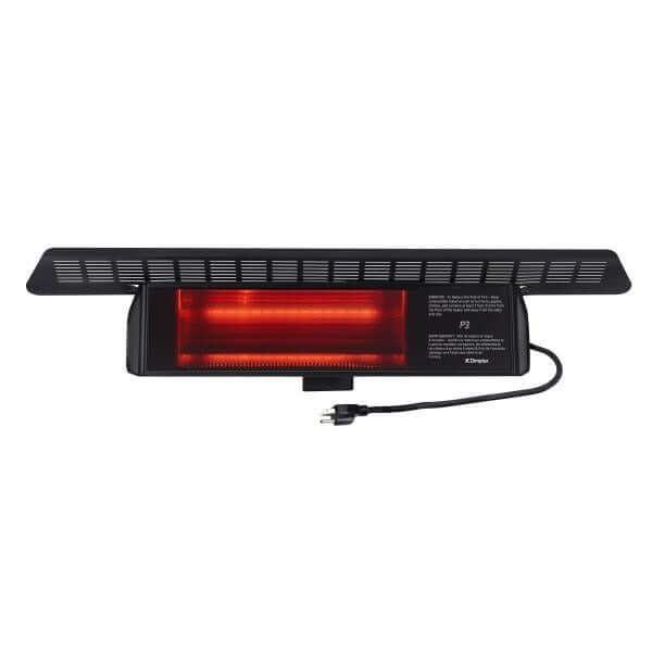 Dimplex X-DIRP15A10GR DIR Series Infrared Plug-In Heater - 1500W - 120V - Front View