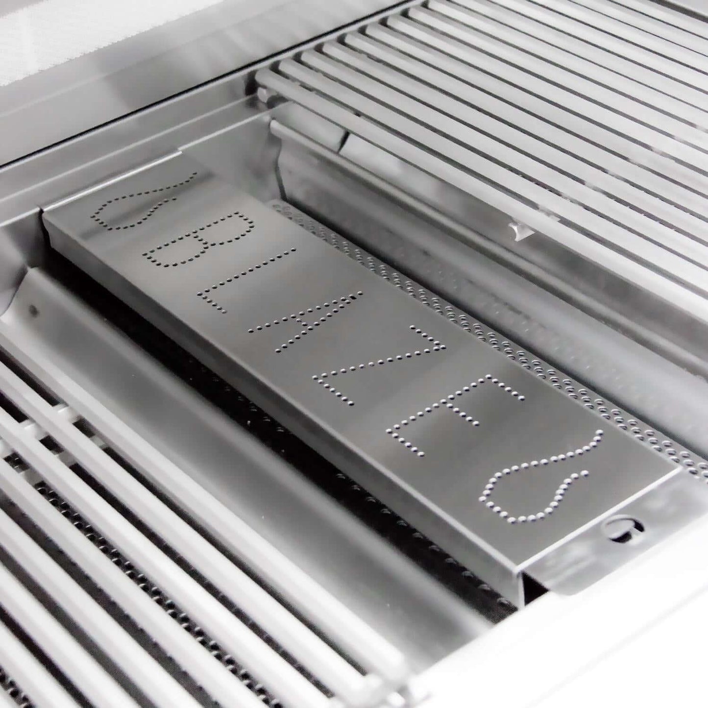 Blaze BLZ-PRO-SMBX Professional LUX Stainless Steel Smoker Box - Installed View