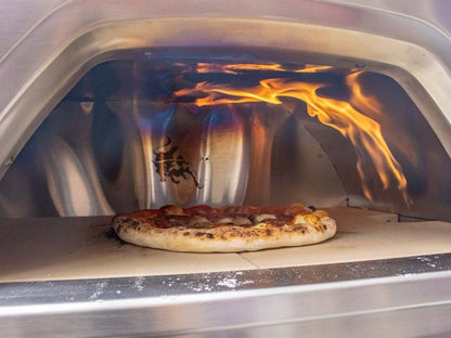Bull Duel Fuel Gas and Wood-Fired Countertop Pizza Oven - 695