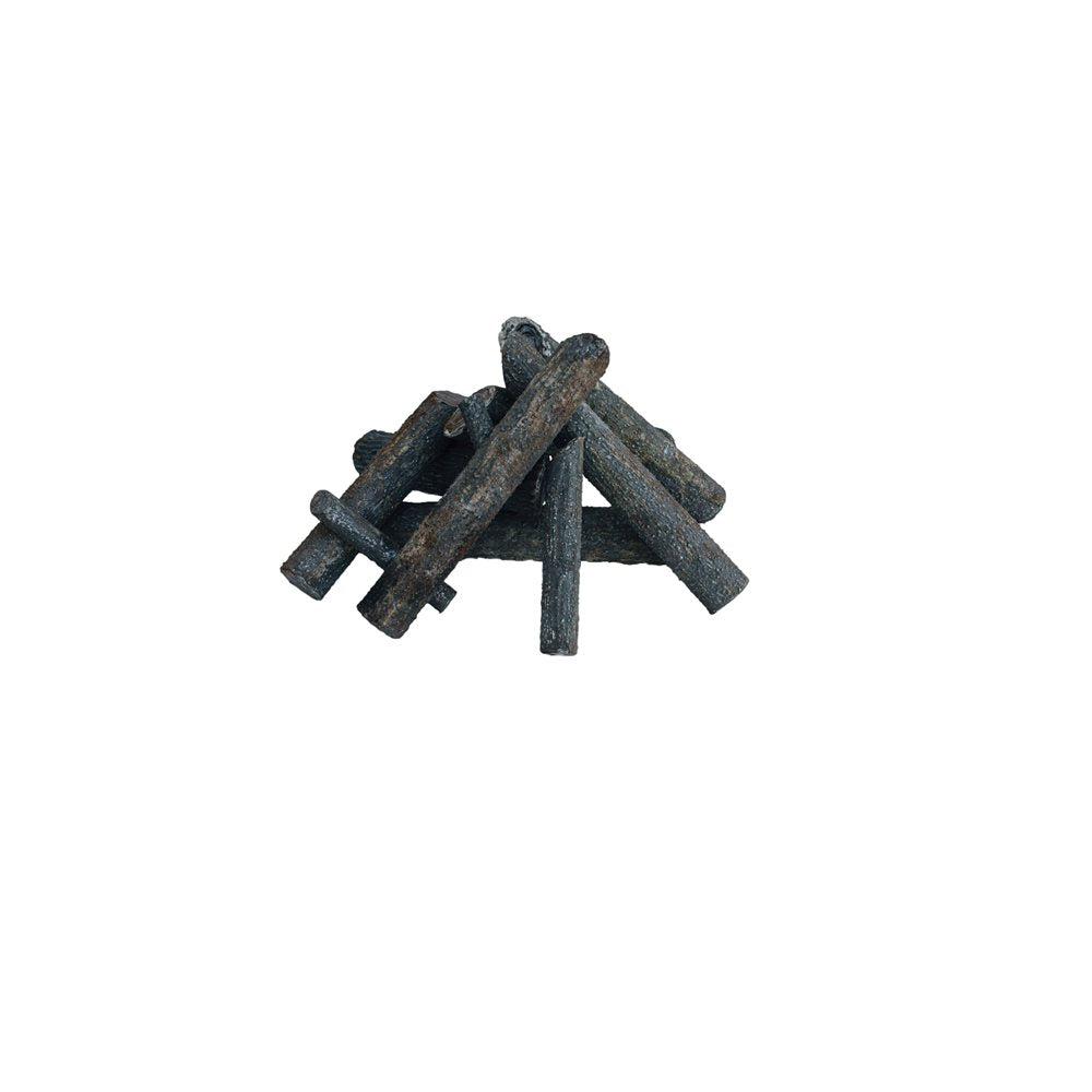 Firegear Pro Series Ironwood Steel Fire Pit Log Set, 11-Piece - L-IW-MED