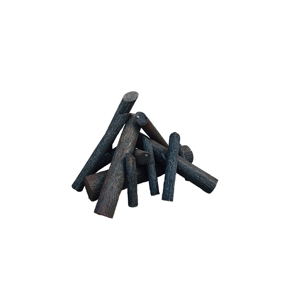 Firegear Pro Series Ironwood Steel Fire Pit Log Set, 14-Piece XL - L-IW-XL