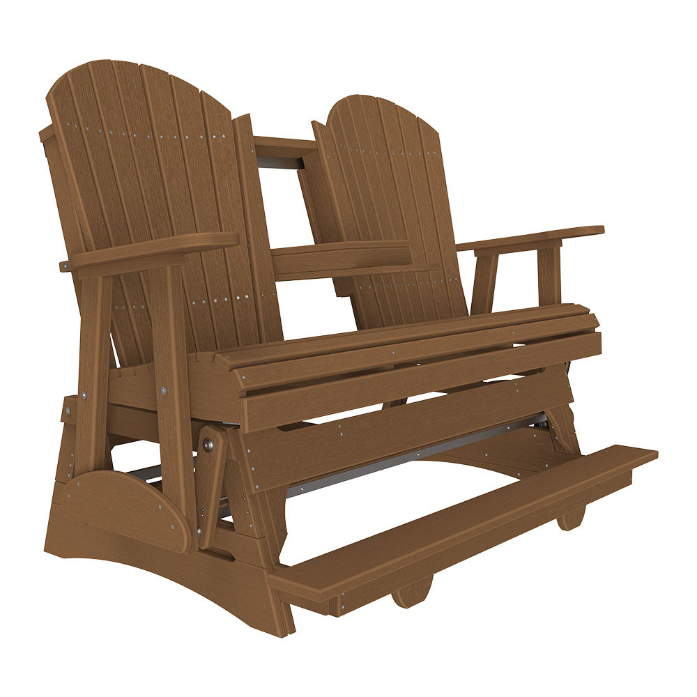 LuxCraft 5′ Adirondack Balcony Glider - 5APBAG - Antique Mahogany