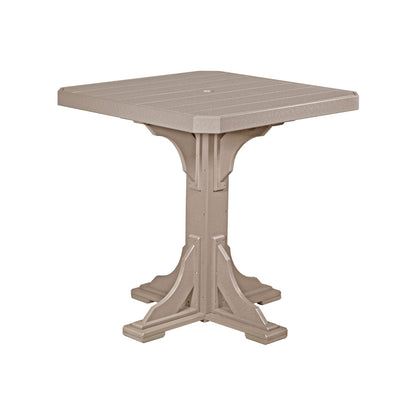 LuxCraft 41″ Square Table - P41ST