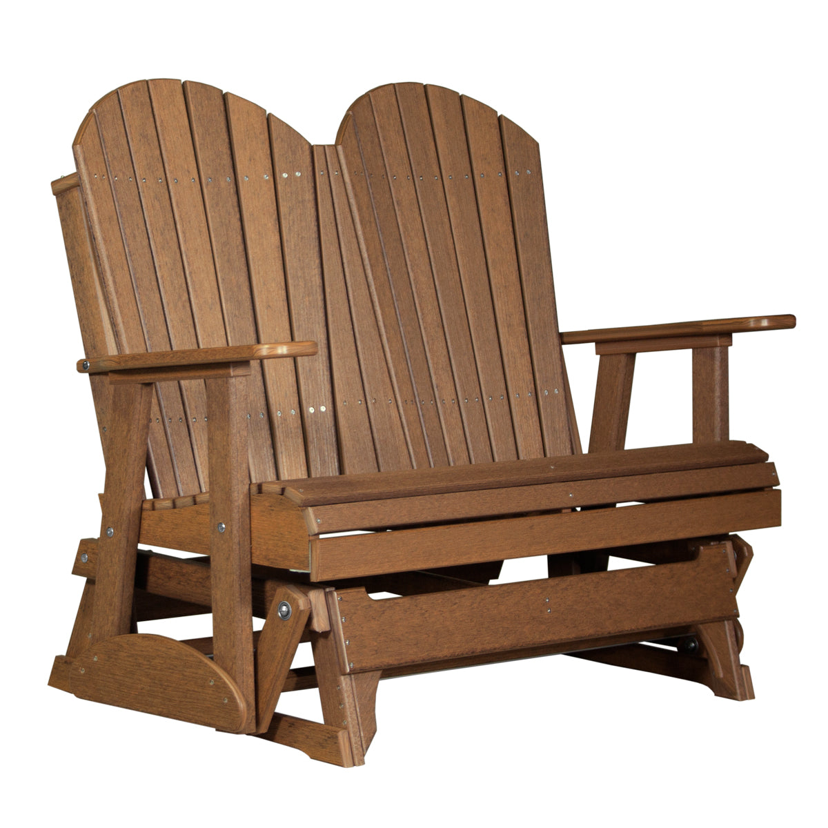 LuxCraft 4′ Adirondack Glider - 4APG - Antique Mahogany