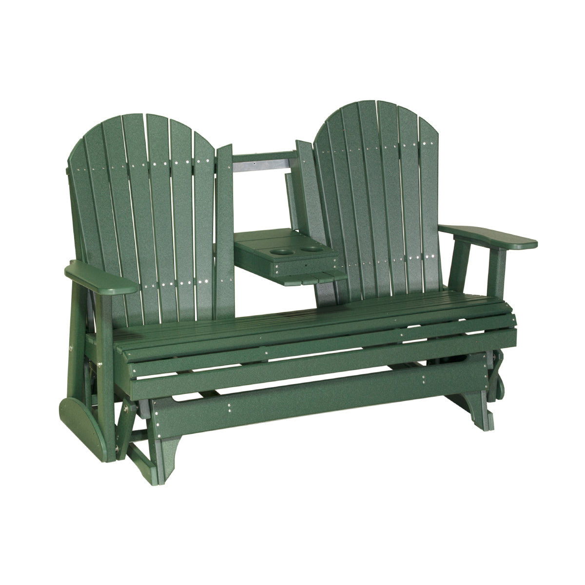 LuxCraft 5′ Adirondack Glider - 5APG - Green