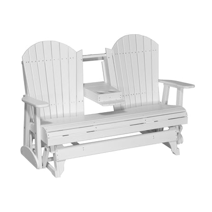 LuxCraft 5′ Adirondack Glider - 5APG - White