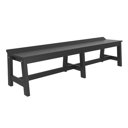 LuxCraft Café Dining Bench (72″) - CDB72