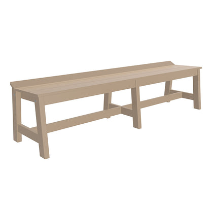 LuxCraft Café Dining Bench (72″) - CDB72