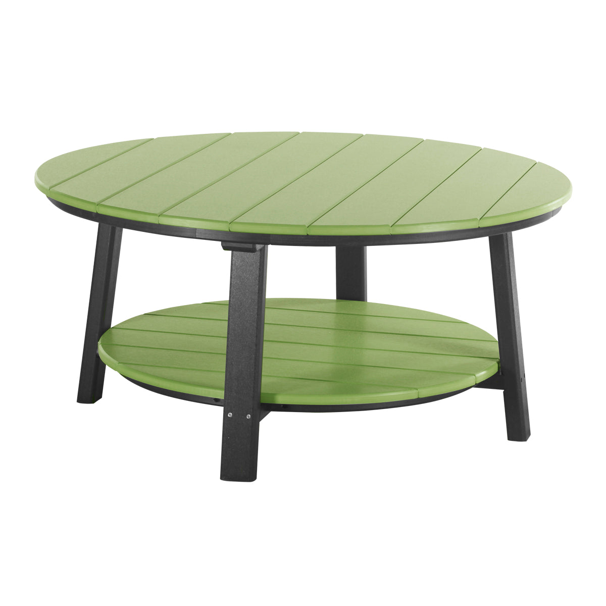 LuxCraft Deluxe Conversation Table - PDCT - Lime Green / Black