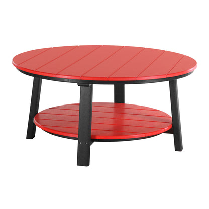 LuxCraft Deluxe Conversation Table - PDCT - Red / Black