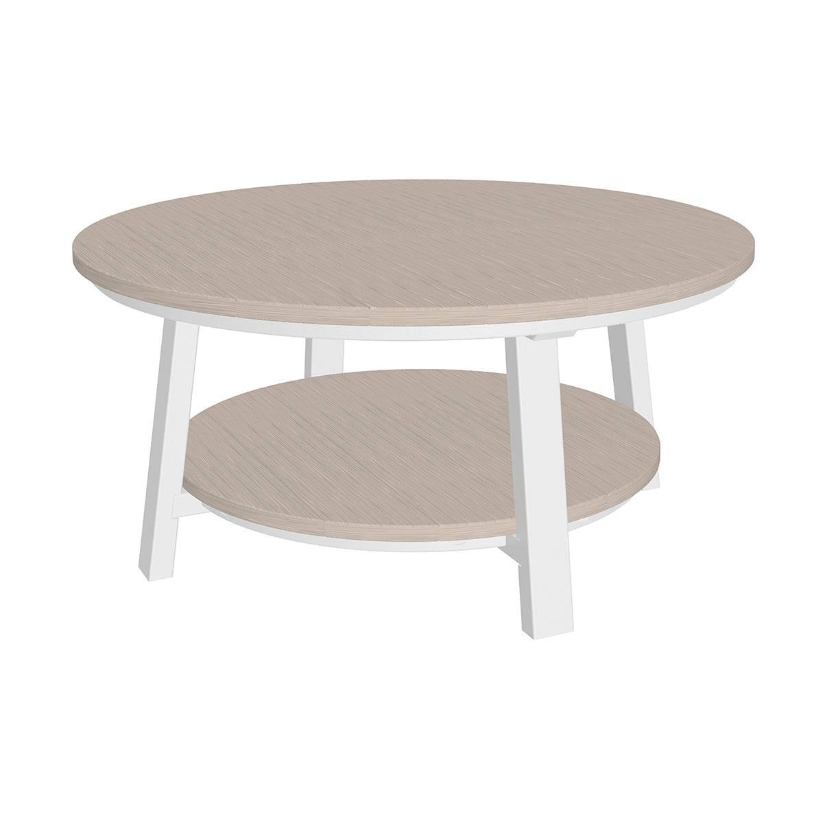 LuxCraft Deluxe Conversation Table - PDCT - Birch / White