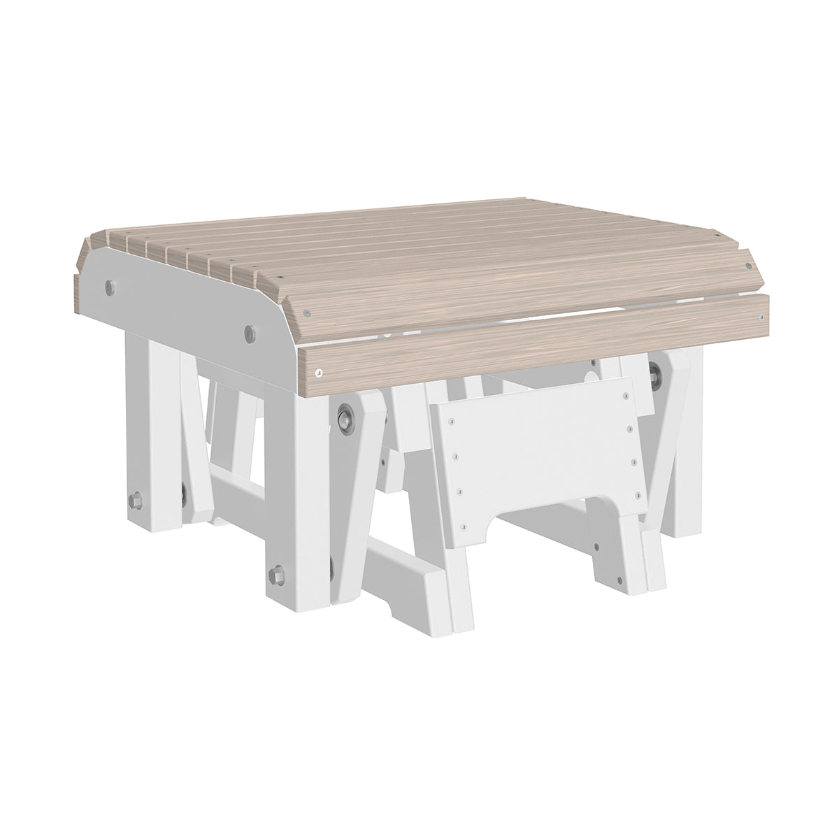 LuxCraft Glider Footrest - PGF - Birch / White