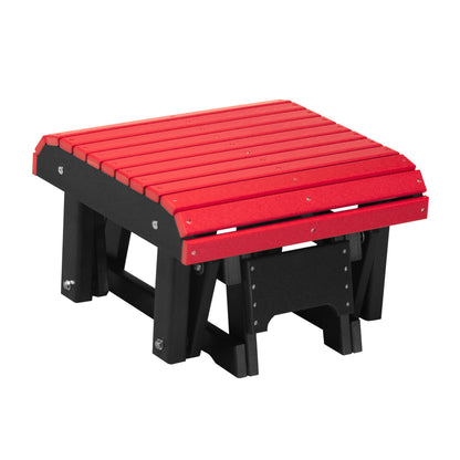 LuxCraft Glider Footrest - PGF - Red / Black