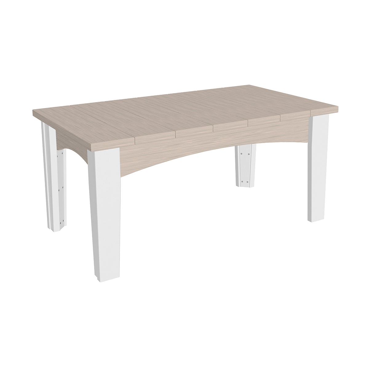 LuxCraft Island Coffee Table - ICT - Birch / White